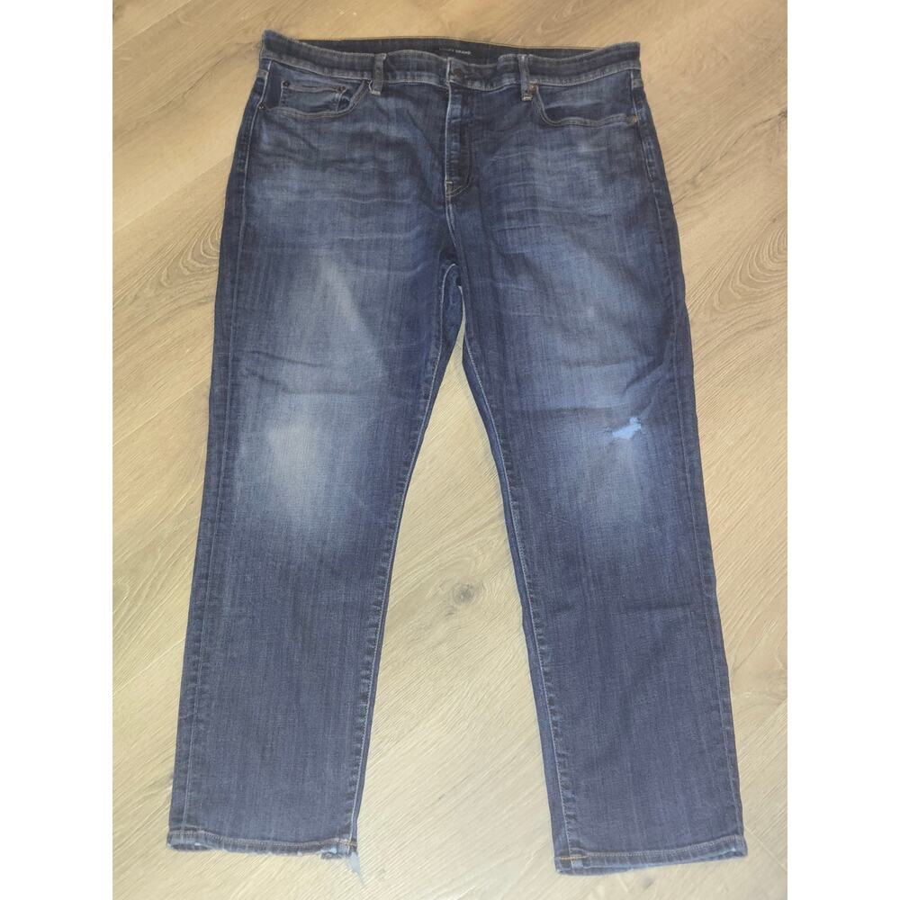 Lucky Brand 410 Athletic Slim Jeans Men’s 40x30 Medium Wash Pre‑Owned Fair Cond